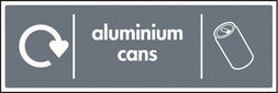 Wrap Recycling Sign - Aluminium Cans