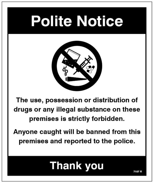 Drugs The Use, Possession Or Distribution Of Drugs Is Strictly Prohibited