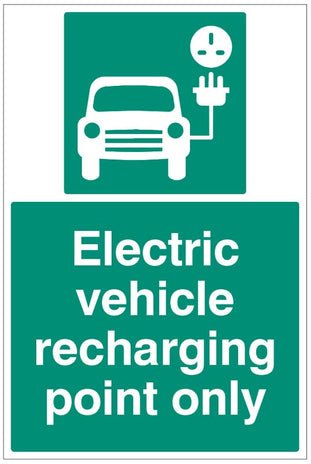 Electric Vehicle Recharging Point Only