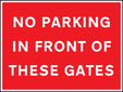 No Parking In Front Of These Gates