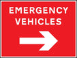 Emergency Vehicles Arrow Right