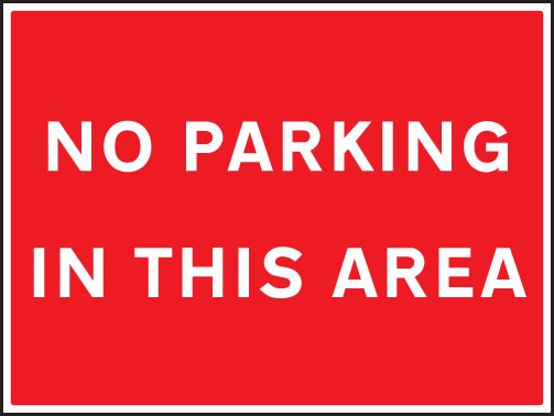 No Parking In This Area