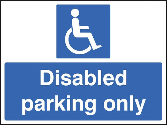 Disabled Parking Only