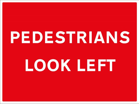Pedestrians Look Left