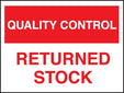 Quality Control Returned Stock