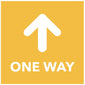 One Way (Arrow Up) - Floor Graphic 200x200mm