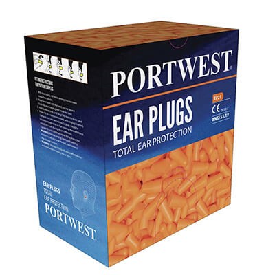 Portwest Ear Plug Dispenser Refill Pack Of 500
