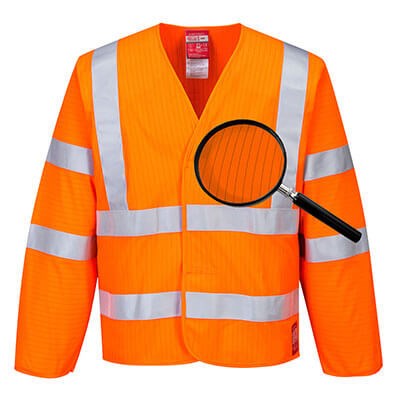 Portwest Bizflame Hi-Vis Sleeved FR/AS Vest