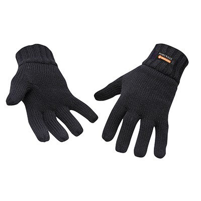 Portwest Knit Glove Insulatex Lined Black
