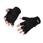 Portwest Fingerless Knit Glove Insulatex Lined Black