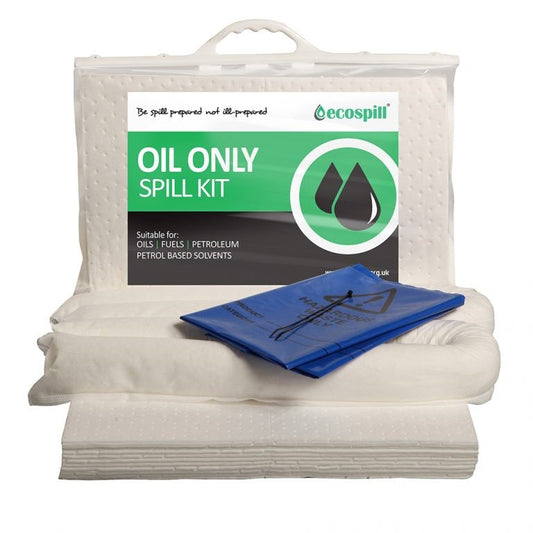 Ecospill 30L Oil Only Spill Response Kit In Clip Top Carrier