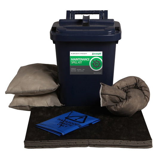 Ecospill Maintenance Spill Kit In Pe Caddy
