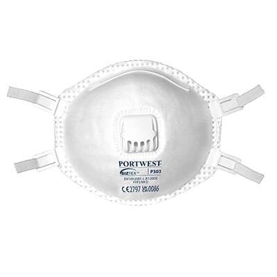 PORTWEST FFP3 VALVED ADJUSTABLE 4-POINT STRAPS