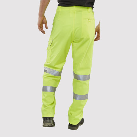 Beeswift Polycotton Trousers EN ISO 20471 Yellow