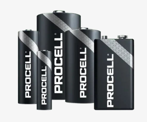 Duracell/Procell Industrial Batteries Pack Of 10