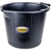 Prosolve Builders Bucket 14Ltr Black