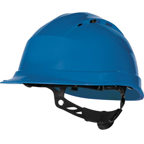 Deltaplus Quartz Up Iv Vented Wheel Ratchet Safety Helmet