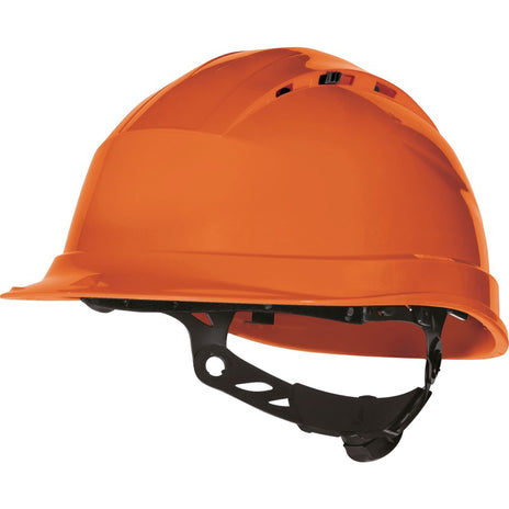 Deltaplus Quartz Up Iv Vented Wheel Ratchet Safety Helmet