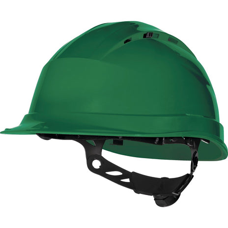 Deltaplus Quartz Up Iv Vented Wheel Ratchet Safety Helmet