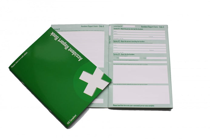 First Aid Accident Record A5 Book HSE & GDPR Compliant