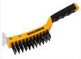 Roughneck Carbon Steel Soft Grip Wire Brush