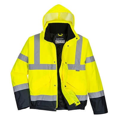 Portwest Hi-Vis Two-Tone Bomber Jacket