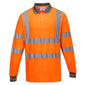 Portwest Long Sleeve Cotton Comfort Polo