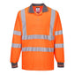 Portwest Hi-Vis Long Sleeve Polo Shirt