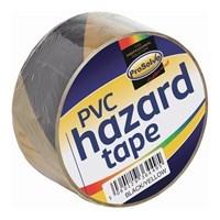 Prosolve Pvc Self Adhesive Hazard Tape 33M x 50mm