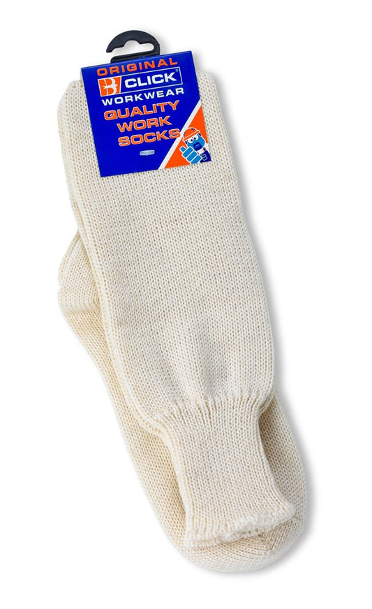 Click Heavyweight Seaboot Socks Cream