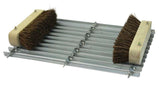Boot Scraper Galvanised Steel C/W Two Brushes