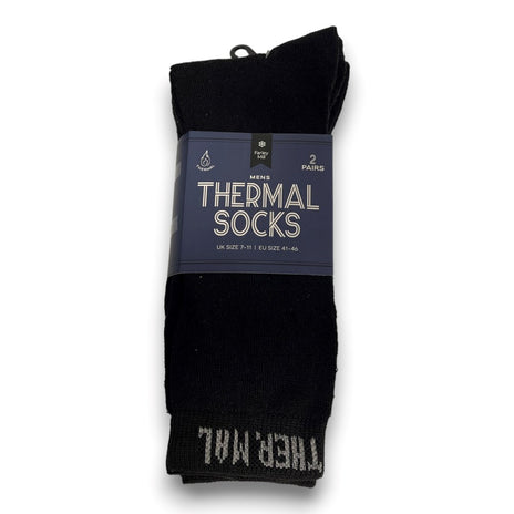 Farley Mill Men's Thermal Socks Pack of 2 - UK 7-11