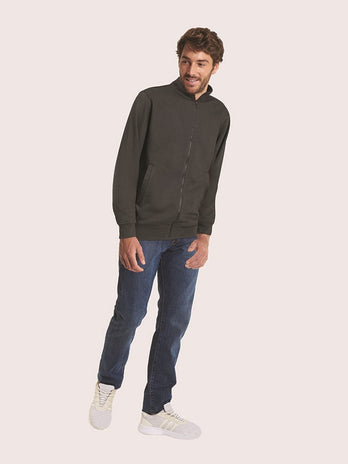 Uneek Deluxe Zipped Sweat Jacket