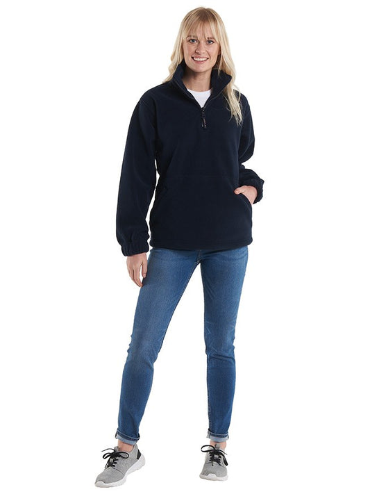 Uneek Premium Unisex 1/4 Zip Micro Fleece Jacket