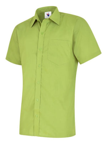 Uneek Mens Poplin Half Sleeve Shirt