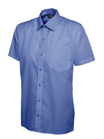Uneek Mens Poplin Half Sleeve Shirt
