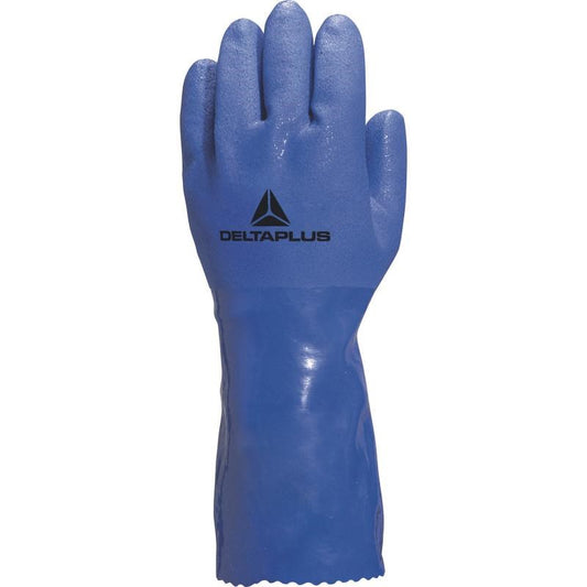 Deltaplus Petro Pvc Coated Chemical Gauntlet