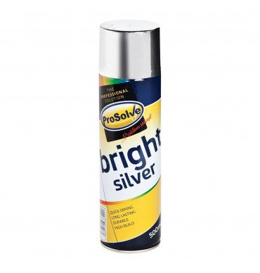 Prosolve Bright Silver Paint Aerosol 500ml