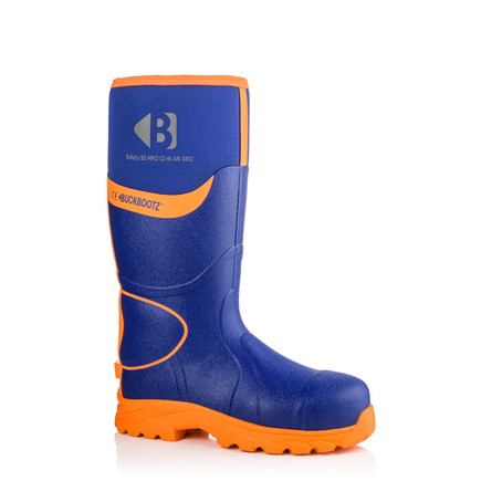 Buckbootz Hi-Vis Neoprene/Rubber Safety Wellington