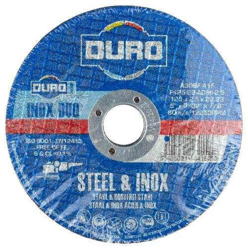 Duro Steel / Inox Flat Cut Disc