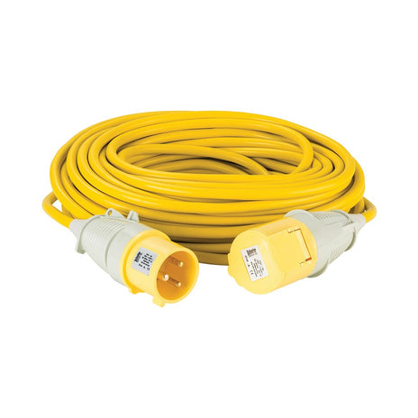 Extension Lead Yellow 110V 32 Amp 25mtr