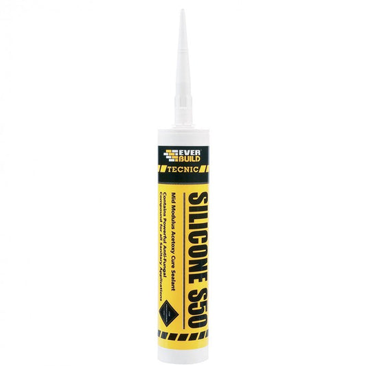 Everbuild Sanitary Sealant S50 Clear 310ml