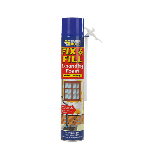 Everbuild Fix & Fill Hand Held Expanding Foam 750ml