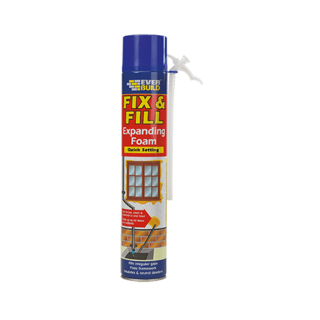 Everbuild Fix & Fill Hand Held Expanding Foam 750ml