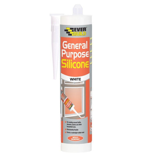 Everbuild General Purpose Silicone White 280ml