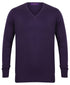 Henbury 12 Gauge V-Neck Jumper