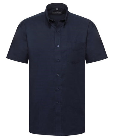 Russell Short Sleeve Easycare Oxford Shirt