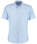 Kustom Kit Slim Fit Short Sleeve Oxford Shirt