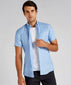 Kustom Kit Slim Fit Short Sleeve Oxford Shirt
