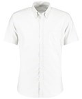 Kustom Kit Slim Fit Short Sleeve Oxford Shirt